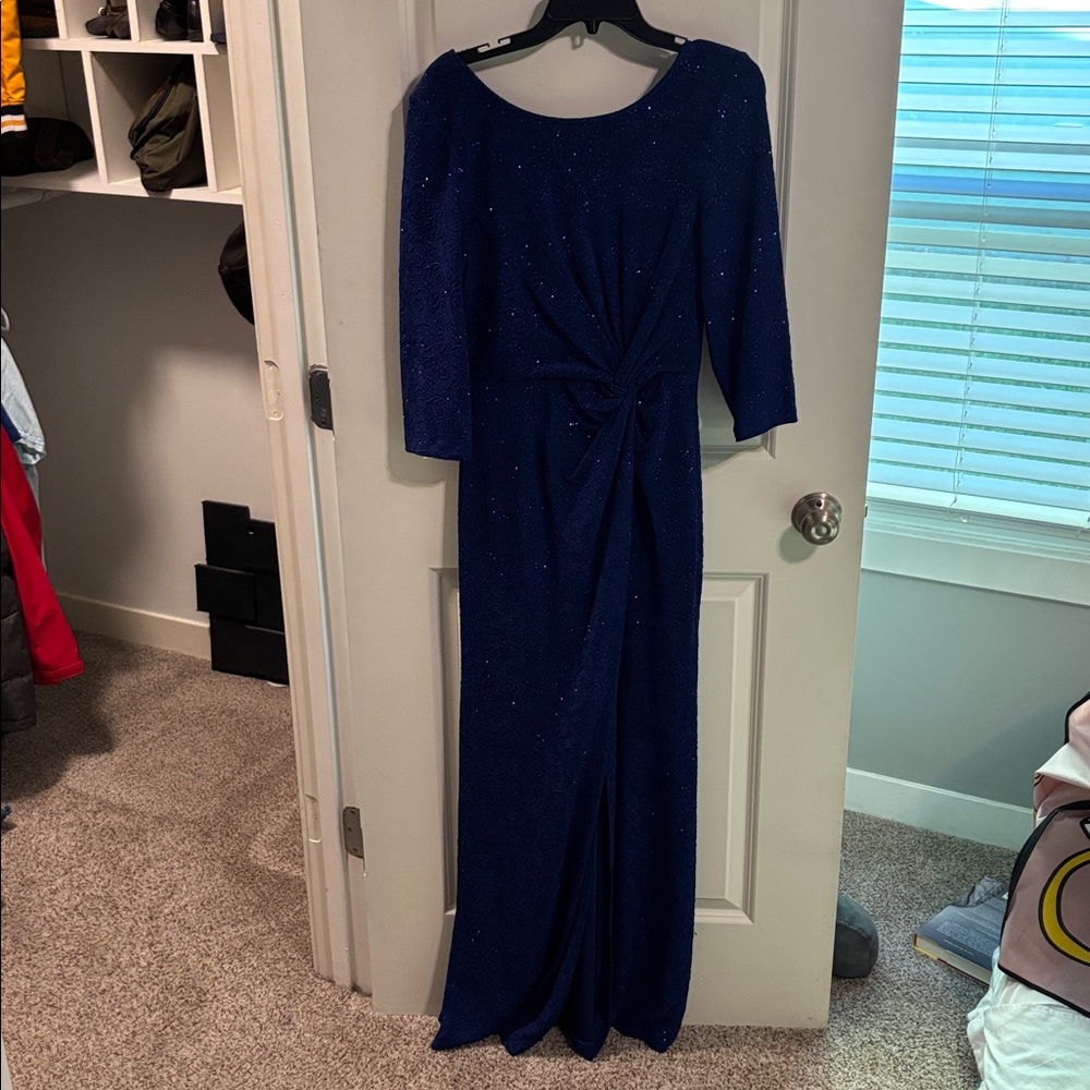 Alex Evenings Navy Blue Gown